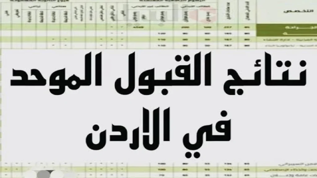 ما هو موعد اعلان نتائج القبول الموحد في الجامعات الأردنية 2024 وخطوات الإستعلام